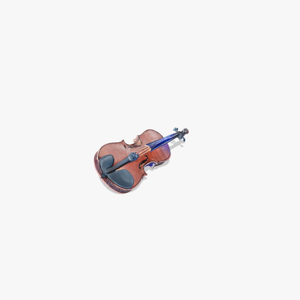 NeonStrand Violin Carbon-Fiber Holographic model pack